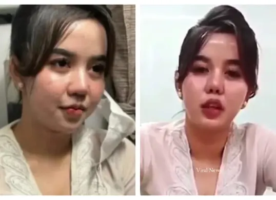 sosok perempuan bernama Khairun Nisya yang viral setelah kedoknya sebagai pramugari gadungan Batik Air terbongkar. (Sumber: X/@Pos_X_)