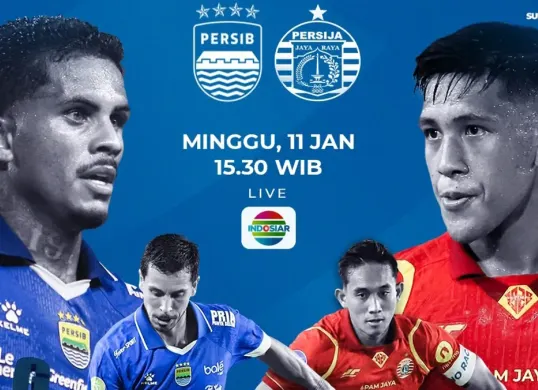 Nobar Persib vs Persija di pekan ke-17 Super League 2026 sore hari ini, Minggu, 11 Januari 2026. (Sumber: Instagram/@liga1match)
