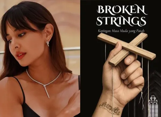 Link buku memoar Broken Strings karya aktris Aurelie Moeremans gratis yang viral. (Sumber: Instagram/@aurelie)