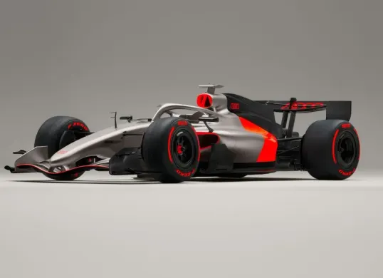 Audi Revolut F1 Team bersiap meluncurkan identitas dan livery resmi di Berlin pada 20 Januari 2026. (Sumber: Dok. Audi)