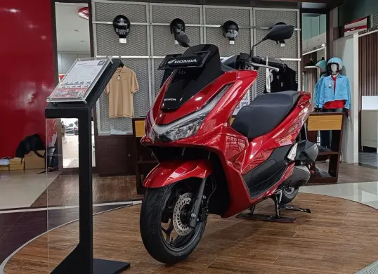 Ilustrasi data AISI mencatat ekspor motor CBU Indonesia sepanjang 2025 turun 4,95 persen menjadi 544.133 unit. (Sumber: Istimewa)