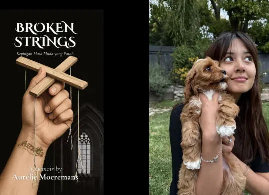 Cover terbaru Broken Strings versi buku fisik yang akan diumumkan pukul 18.30 WIB sebagai bagian dari pembukaan pre-order resmi. (Sumber: Instagram/@aurelie)