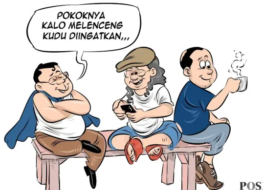 Obrolan Warteg hari ini. (Sumber: Poskota/Arif Setiadi)