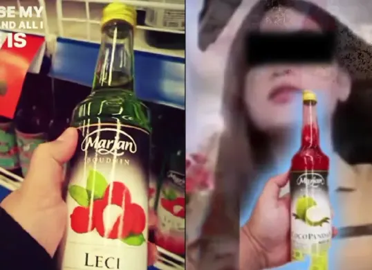 Botol Marjan viral di media sosial (Sumber: TikTok/gx.kax)