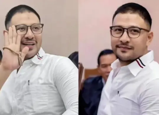 Potret Ammar Zoni di sidang peredaran narkoba (Sumber: TikTok/@selebritis.update)