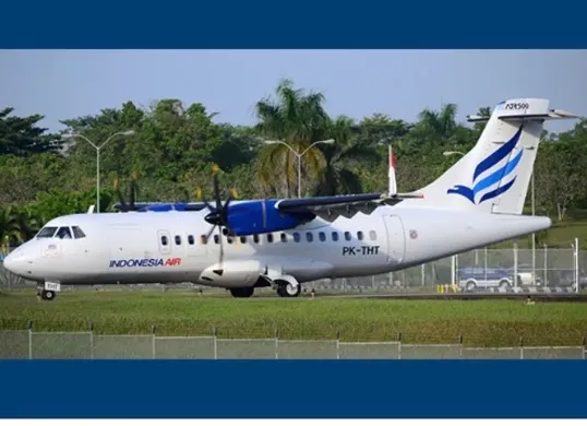 Pesawat ATR 400 milik Indonesia AIr Transport dikabarkan hilang kontak di Maros, Makassar, Sulawesi Selatan. (Sumber: Indonesia Air Transport)