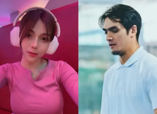 Sosok perempuan dengan akun TikTok Queivns mengaku pernah berkenalan dengan Ricky Harun (Sumber: Kolase)
