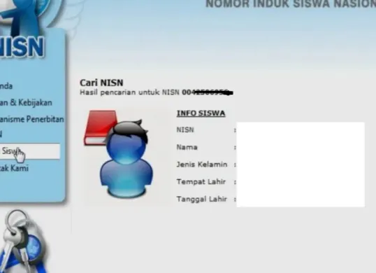 Cara cek NISN online di web resmi. (Sumber: Kemdikbud)