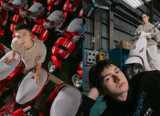 Ilustrasi merchandise resmi Vespa yang baru dirilis. (Sumber: PID)