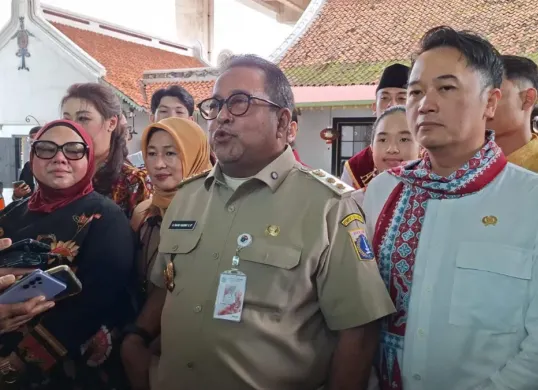 Wakil Gubernur DKI Jakarta Rano Karno menyambangi kawasan Pecinan Glodok, Taman Sari, Jakarta Barat, Selasa, 20 Januari 2026. (Sumber: Istimewa)