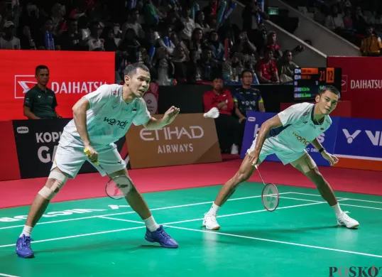 Ganda Putra Alfian Fikri melaju ke Babak 16 Besar Indonesia Master 2026