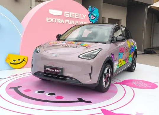 Geely menyiapkan enam mobil listrik dan hybrid baru untuk pasar Indonesia. (Sumber: Poskota/Erwan Hartawan)