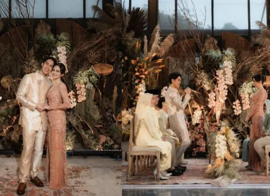 El Rumi dan Syifa Hadju resmi menggelar lamaran secara tertutup dengan konsep intimate. (Sumber: Instagram/@elelrumi, @syifahadju)