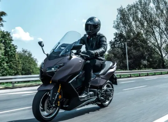 Potret Yamaha TMAX yang resmi dipasarkan di Indonesia. (Sumber: Yamaha)