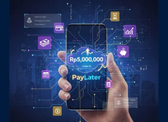 Ilustrasi DANA Paylater (Sumber: Gemini AI)