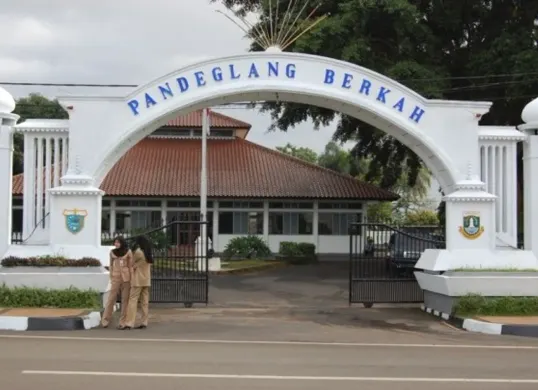 Gerbang gedung Pendopo Bupati Pandeglang. (Sumber: Istimewa)