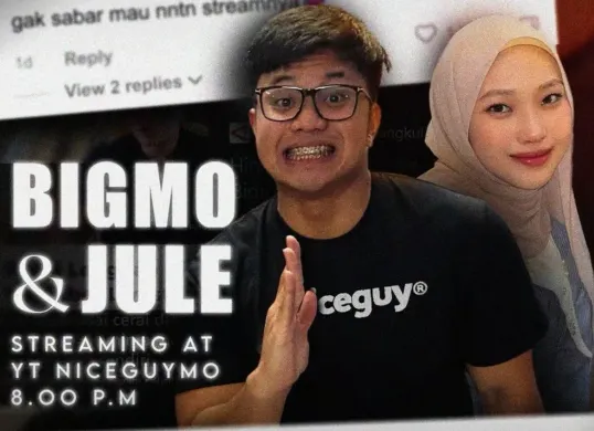 Bigmo dan Jule dijadwalkan tampil bersama dalam sesi live streaming di kanal YouTube niceguymoo pada 26 Januari 2026. (Sumber: X/@mownchoes)