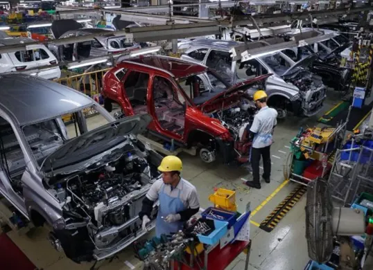 Ilustrasi produksi Toyota. (Sumber: Toyota)