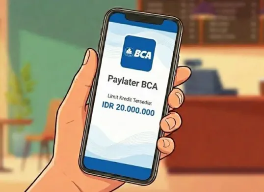 Ilustrasi - BCA menghadirkan Paylater dengan limit sampai Rp20 juta dan promo bunga 0 persen hingga 31 Maret 2026. Layanan ini dapat diajukan via myBCA. (Sumber: Poskota/AI Generated)