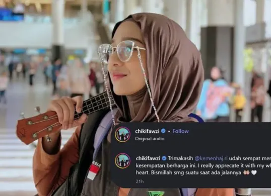 Chiki Fawzi mengungkap dirinya gagal berangkat sebagai petugas haji 2026 setelah dicopot mendadak. (Sumber: Instagram/@chikifawzi)