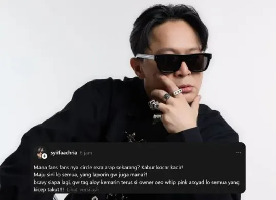 DJ Bravy akhirnya buka suara setelah namanya dikaitkan dengan isu penyalahgunaan Whip Pink dan siap tempuh jalur hukum. (Sumber: Instagram/@bravyson.vconk)