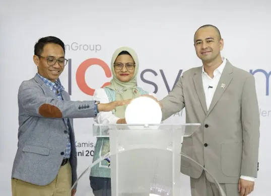 Sesi talkshow pada acara peluncuran AIcosystem di Jakarta, Kamis, 4 Mei 2026. (Sumber: Dok. Telkom)