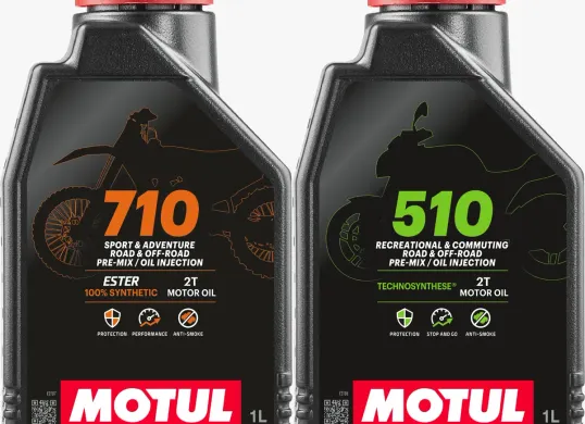 Motul lakukan penyegaran untuk lini pelumas 2T melalui MOTUL 510 2T dan MOTUL 710 2T (Sumber: Motul)