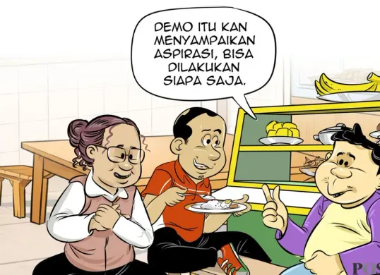 Obrolan warteg edisi hari ini, Senin, 8 Juni 2026. (Sumber: Poskota/Arif Setiadi)