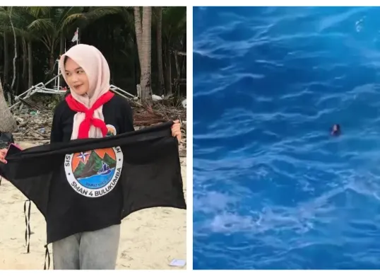 Sosok Elmi Febrianti tengah menjadi sorotan usai insiden tragis yang merenggut nyawanya di kawasan wisata Tebing Apparalang, Kabupaten Bulukumba, Sulawesi Selatan. (Sumber: X/@Xawalez)