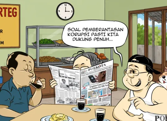 Ilustrasi Obrolan Warteg, Selasa, 9 Juni 2026. (Sumber: Poskota/Arif Setiadi)