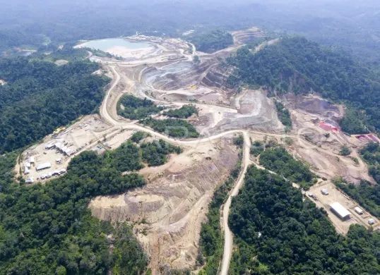 Maraknya aktivitas pertambangan tanpa izin (PETI) masih ditemukan di sejumlah kawasan Muratara, Sumatera Selatan. (Sumber: Istimewa)