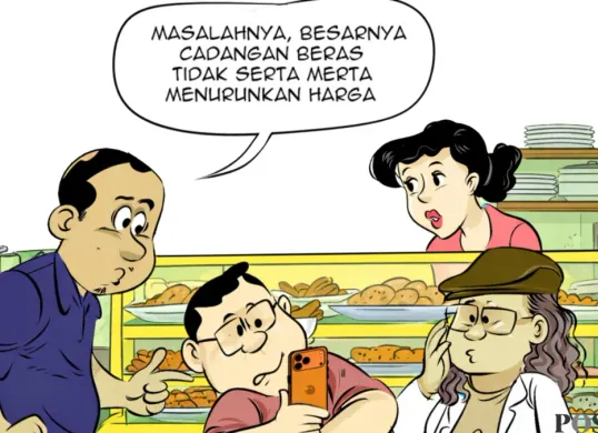 Ilustrasi Obrolan Warteg edisi Jumat, 19 Juni 2026. (Sumber: Poskota/Arif Setiadi)