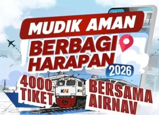 Pendaftaran mudik gratis AirNav Indonesia dibuka hari ini, cek jadwal dan rutenya. (Sumber: Instagram/@airnavindonesia)