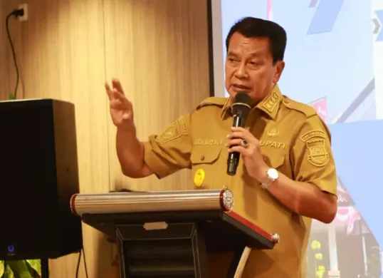 Bupati Tangerang, Maesyal Rasyid soroti MBG. (Sumber: Poskota/Veronica)