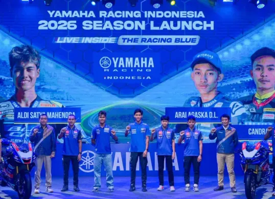 Yamaha resmi merilis formasi 10 tim dan 40 rider untuk musim balap 2026. (Sumber: Yamaha)