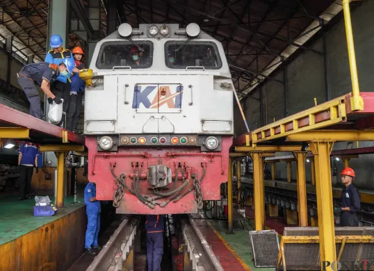 Persiapan Kereta Api Jelang Angkutan Lebaran
