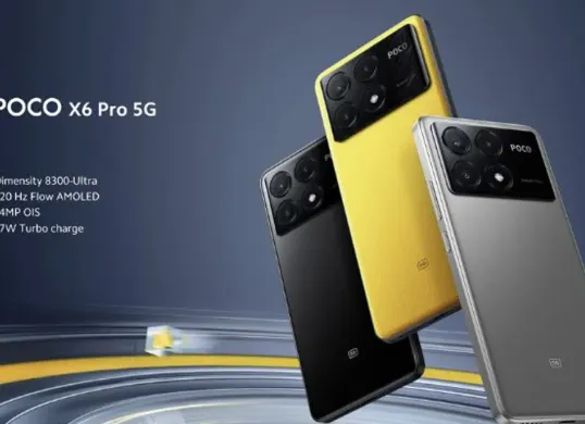 POCO X6 Pro 5G, Daftar HP gaming Rp3 jutaan paling kencang 2026. (Sumber: mi.co.id)