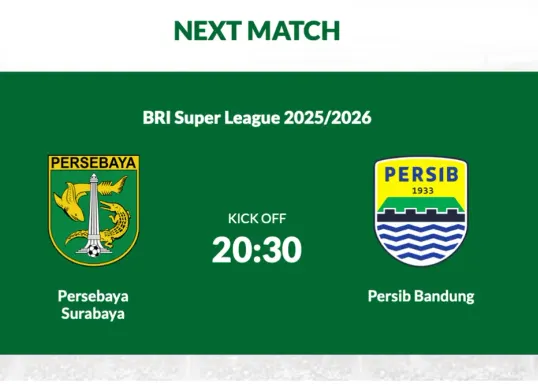 Ilustrasi link live streaming Persebaya vs Persib Bandung malam ini pukul 20.30 WIB. (Sumber: Persebaya)