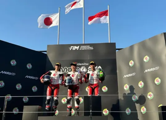 Pembalap muda Indonesia tampil kompetitif di putaran pertama IM4AC 2026 Buriram. (Sumber: AHM)