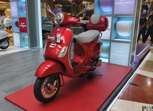 PT Piaggio Indonesia menghadirkan program 'You Know You Want It' selama Ramadhan. (Sumber: Poskota/Erwan Hartawan)