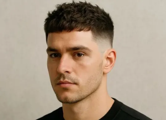 Ide gaya rambut pria untuk Lebaran 2026. (Sumber: Pinterest/Mohamed)