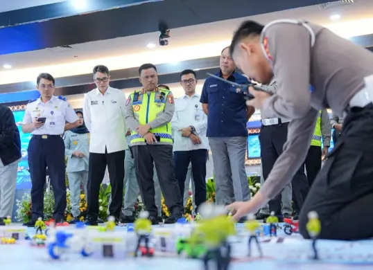 Pelaksanaan TFG persiapan Operasi Ketupat 2026, di Aula Madellu Korlantas Polri, Jakarta, Selasa, 3 Maret 2026. (Sumber: Dok. Polri)