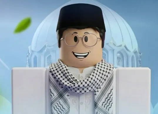 Ilustrasi - Kajian virtual salah satu kegiatan ngabuburit seru di Roblox. (Sumber: Instagram/@napoleonscent)