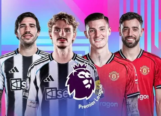 Nonton live streaming Newcastle vs Man United di Liga Inggris 2025/2026 pekan ke-29 dini hari pukul 03.15 WIB. (Sumber: Vidio.com)