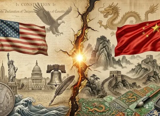 China tuduh AS kecanduan perang dan sebut Washington sumber kekacauan global. (Sumber: Generated)