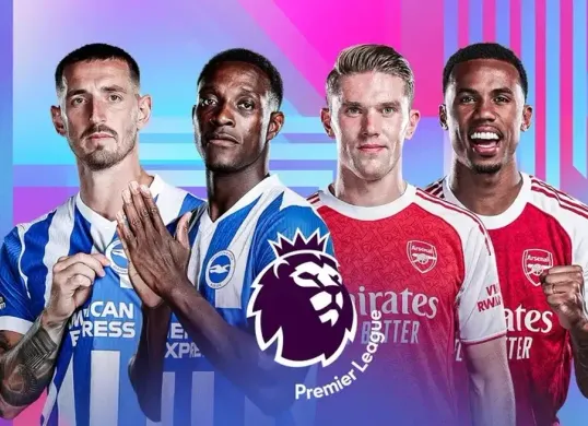 Jadwal live streaming Brighton vs Arsenal di Liga Inggris 2025/2026, klik linknya di sini. (Sumber: Vidio.com)