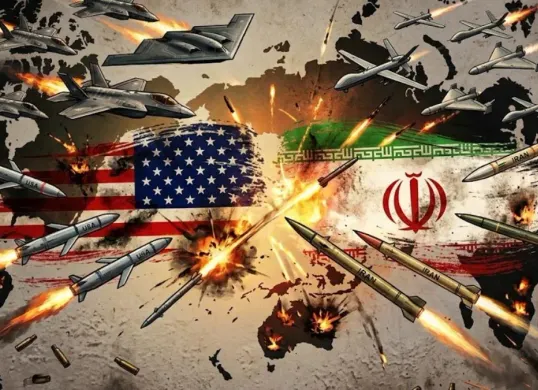 Iran balas dendam, AS kehilangan aset militer Rp31 triliun hanya dalam 4 hari. (Sumber: Generated AI)