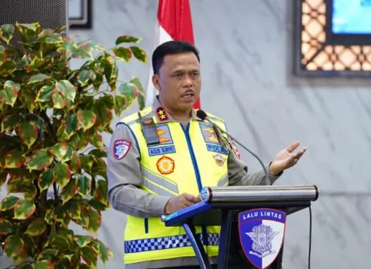 Kakorlantas Polri mengantisipasi lonjakan kendaraan saat mudik Lebaran 2026 dengan skema rekayasa lalu lintas berupa one way lokal, sepenggal, nasional, serta contra flow. (Sumber: Dok. korlantas.polri.go.id)