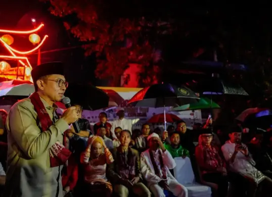 Menbud Fadli Zon menghadiri BSF Cap Go Meh 2026 di kawasan Suryakencana, Kota Bogor, Jawa Barat pada 1-3 Maret 2026. (Sumber: Dok. Kemenbud)