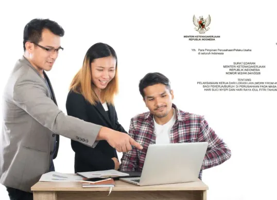 Pemerintah melalui Kemnaker terbitkan kebijakan WFA bagi karyawan swasta. (Sumber: freepik)